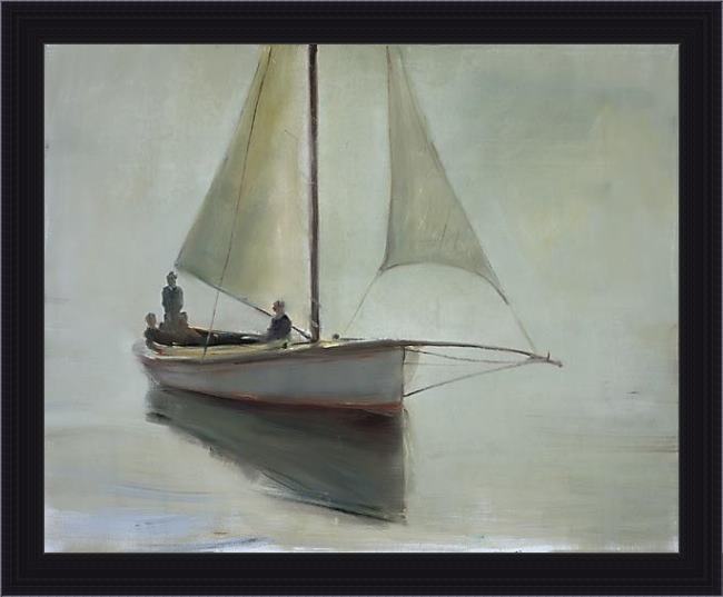 Framed Unknown Artist anne packard another time painting
