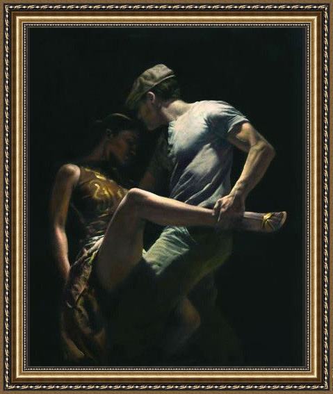 Framed Unknown Artist around midnight by hamish blakely painting