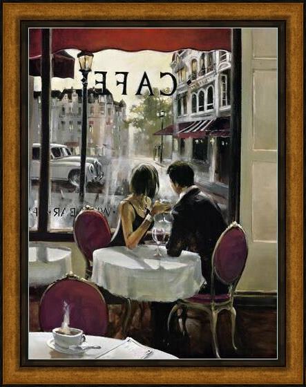 Framed Unknown Artist brent heighton after hours painting