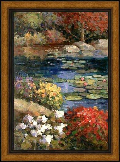 Framed Unknown Artist ip-1-163 painting