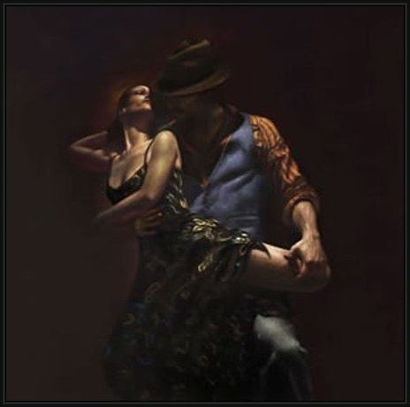 Framed Unknown Artist only with you by hamish blakely painting