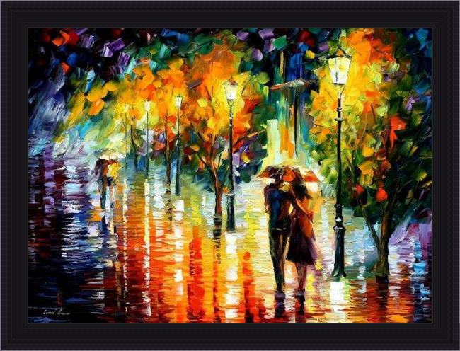 Framed Unknown Artist romantical love ii painting