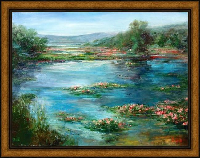 Framed Unknown Artist stephen shortridge lilacs painting