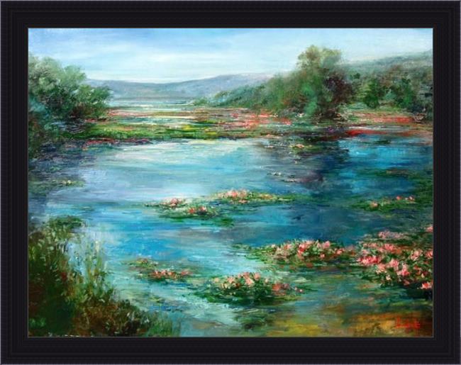 Framed Unknown Artist stephen shortridge lilacs painting