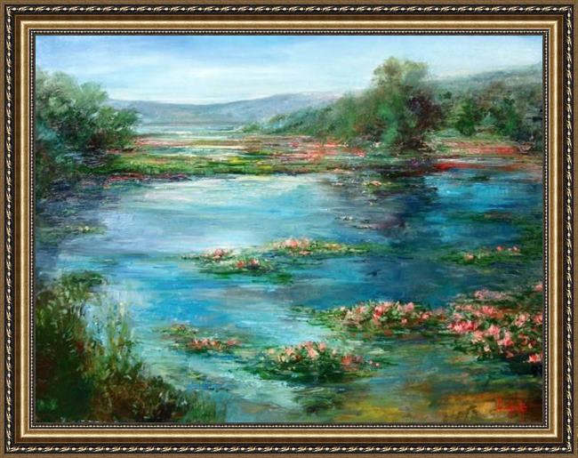 Framed Unknown Artist stephen shortridge lilacs painting