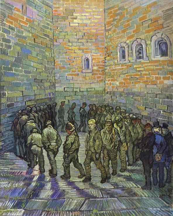 Vincent van Gogh The Prison Courtyard Painting 50% off ...