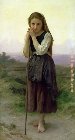William Bouguereau A Little Shepherdess painting